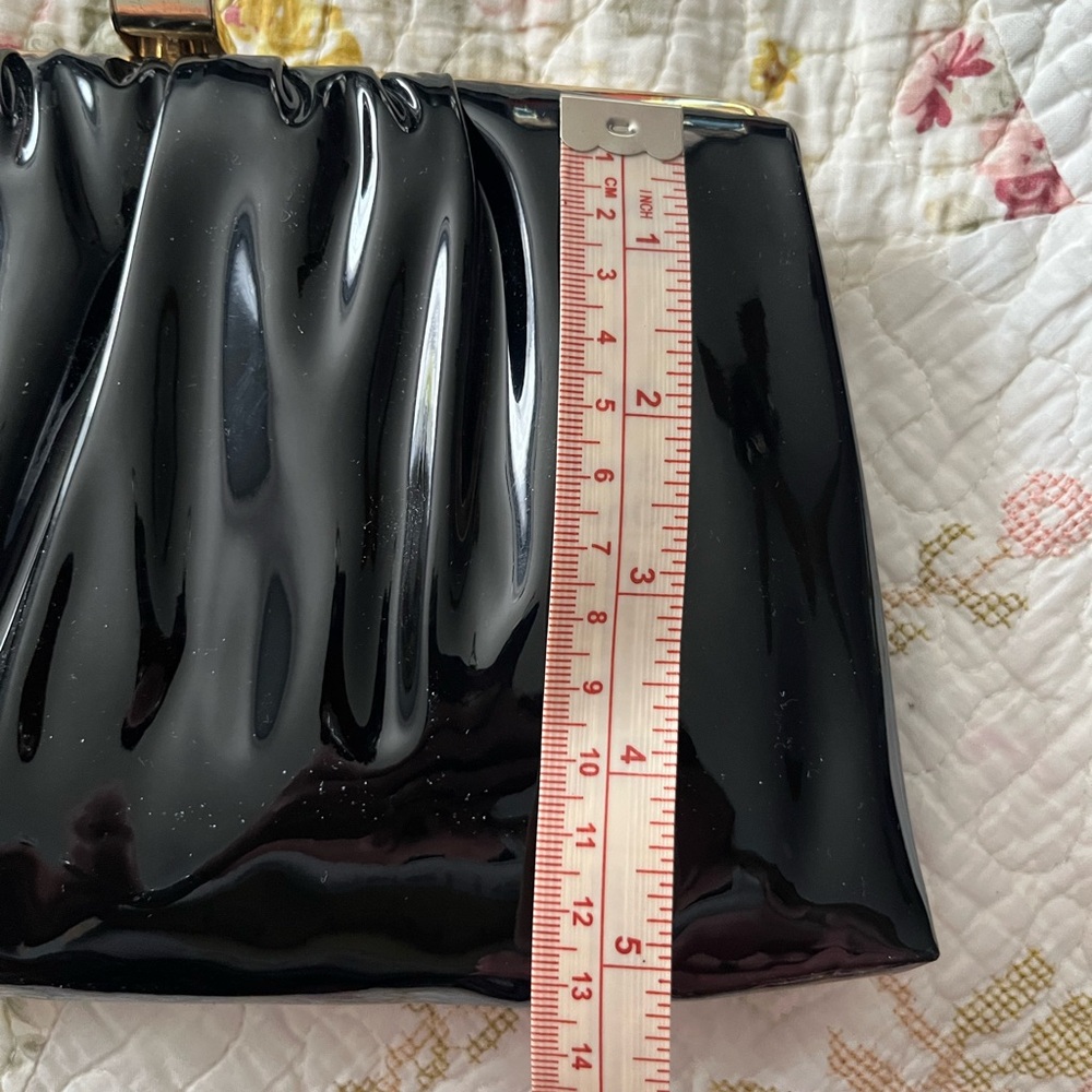 Vintage Ande Black Patent Leather Bag/Clutch “60’s” - Picture 10 of 12